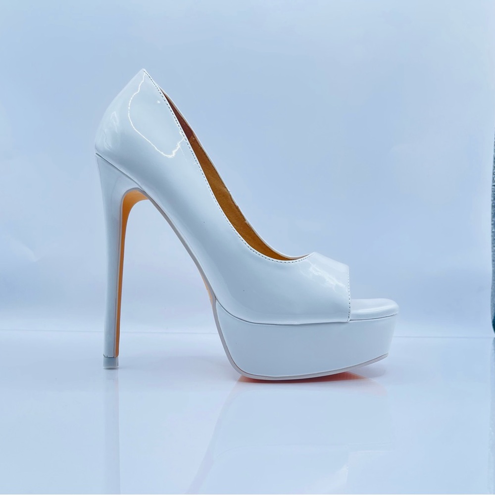 Women’s 6 Inch Stiletto high heels Square Peep Toe Platform
